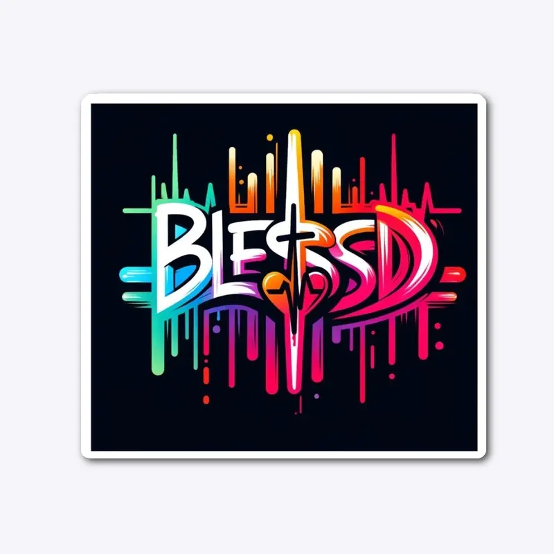 Blessd sticker